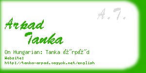 arpad tanka business card